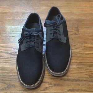 Johnston & Murphy Navy and Gray Oxfords